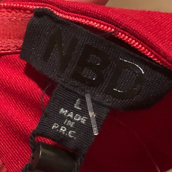 Red V Dress - Picture 3 of 3